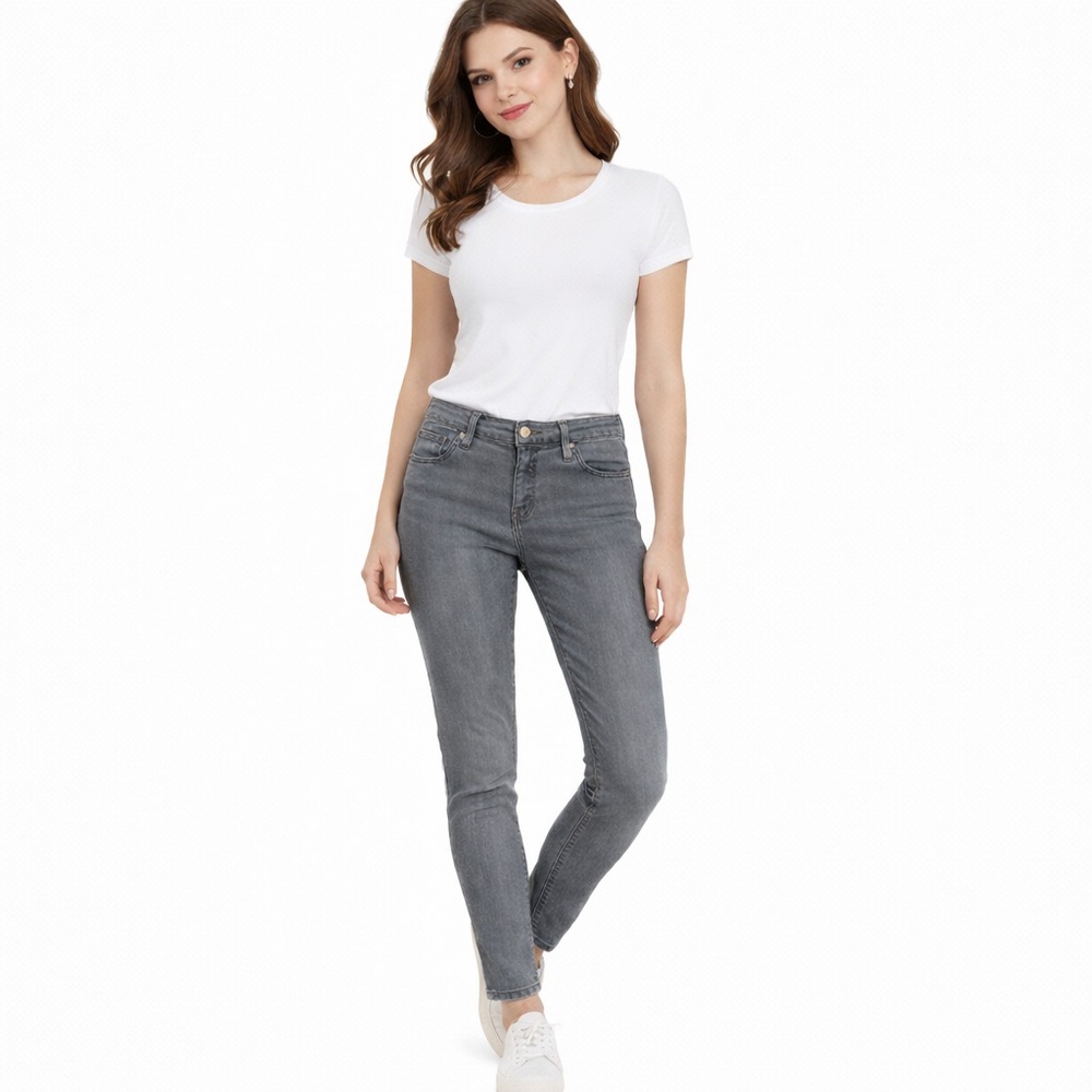 Vintage Women's AG Adriano Goldschmied Prima Cigarette Ankle Jeans Size 30R Gray